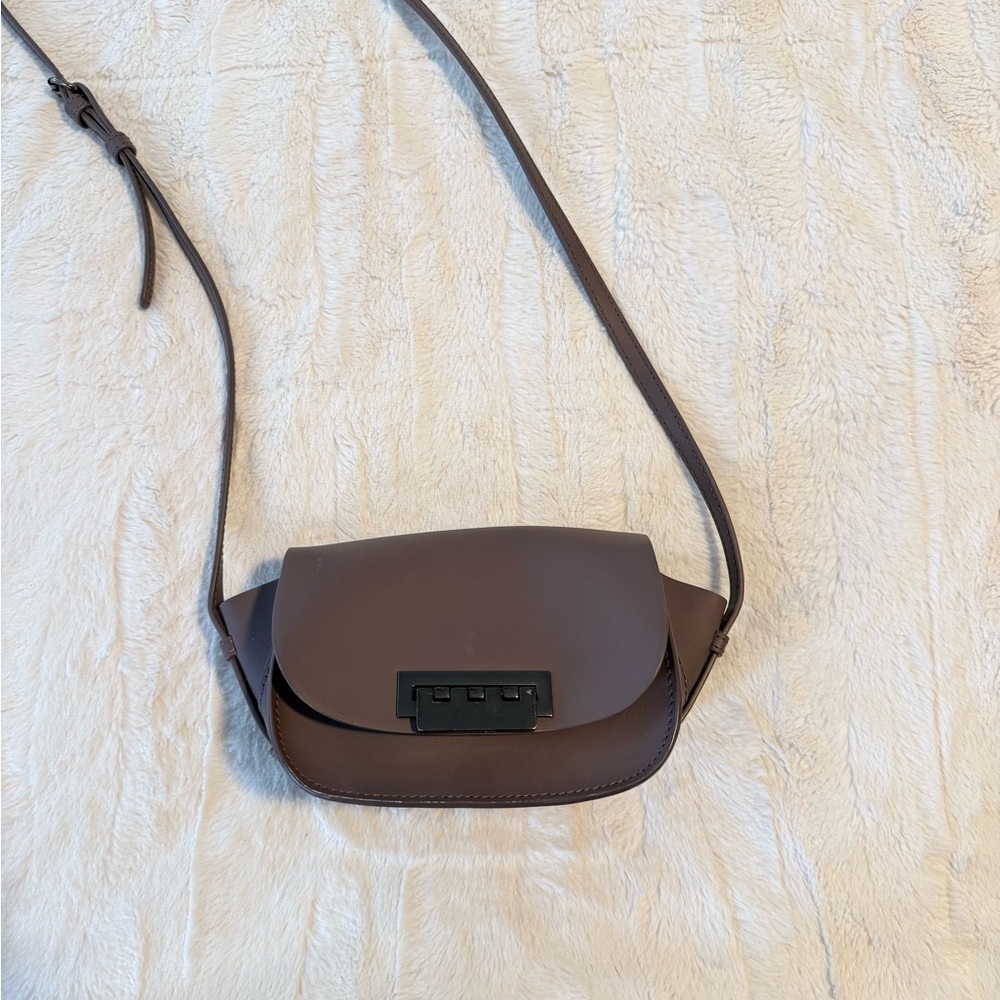 Zac Posen Chic Brown Crossbody Bag